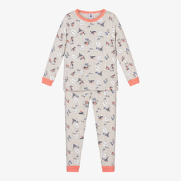 Petit Bateau-Серая пижама из органического хлопка | Childrensalon Outlet