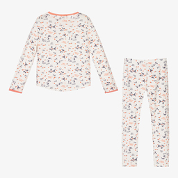 بتي باتو-بيجاما قطن عضوي لون عاجي | Childrensalon Outlet