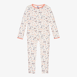 بتي باتو-بيجاما قطن عضوي لون عاجي | Childrensalon Outlet