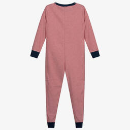 Petit Bateau-Комплект с комбинезоном красного и синего цвета в полоску | Childrensalon Outlet