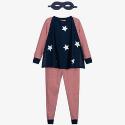 Petit Bateau-Комплект с комбинезоном красного и синего цвета в полоску | Childrensalon Outlet