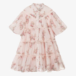 Petite Amalie-فستان كتان وردي للبنات | Childrensalon Outlet