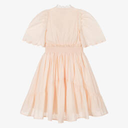 Petite Amalie-فستان دانتيل وقطن وردي للبنات | Childrensalon Outlet