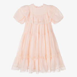 Petite Amalie-فستان دانتيل قطني ناعم للبنات | Childrensalon Outlet