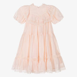 Petite Amalie-فستان دانتيل قطني ناعم للبنات | Childrensalon Outlet