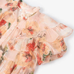 Petite Amalie-طقم كتان وردي ناعم للبنات | Childrensalon Outlet