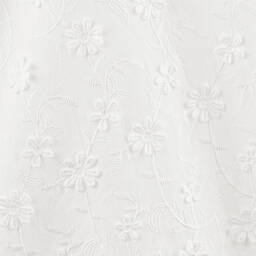 Petite Amalie-Girls Ivory Cotton Embroidered Dress | Childrensalon Outlet