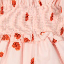 Phi Clothing-Baby Girls Pink Cotton Heart Shortie | Childrensalon Outlet