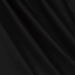 Phi Clothing-فستان قطن لون أسود وأبيض مزين بكشكش تول | Childrensalon Outlet