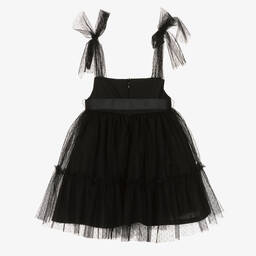 Phi Clothing-Girls Black Tulle Dress | Childrensalon Outlet