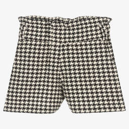 Phi Clothing-Girls Black & White Shorts | Childrensalon Outlet