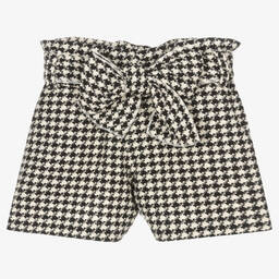 Phi Clothing-Girls Black & White Shorts | Childrensalon Outlet