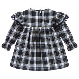 Phi Clothing-Girls Blue Check Cotton Blouse | Childrensalon Outlet