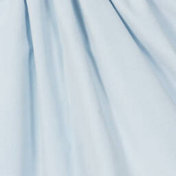 Phi Clothing-Голубое платье из хлопкового бархата | Childrensalon Outlet