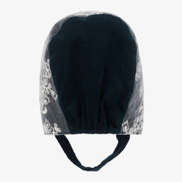 Phi Clothing-Синий чепец из тонкого вельвета для девочек | Childrensalon Outlet