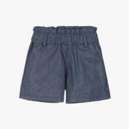 Phi Clothing-Girls Breezy Blue Shorts Ensemble | Childrensalon Outlet