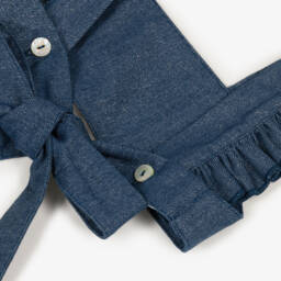 Phi Clothing-Girls Breezy Blue Shorts Ensemble | Childrensalon Outlet