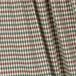 في كلودينغ-فستان مزيج فيسكوز مزين بكشكش لون بني وأخضر | Childrensalon Outlet