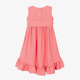 Phi Clothing-Girls Coral Pink Dress | Childrensalon Outlet