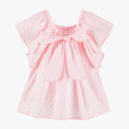 Phi Clothing-Girls Cotton Lace Flutter Frock | Childrensalon Outlet
