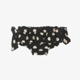 Phi Clothing-Girls Ebony Spotty Frill Pants | Childrensalon Outlet