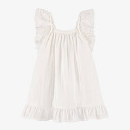 Phi Clothing-Элегантное кремовое кружевное платье для девочек | Childrensalon Outlet