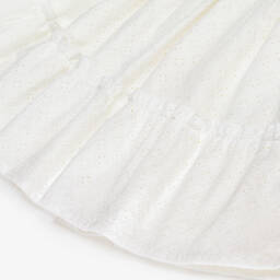 Phi Clothing-Girls Elegant White Embroidered Skirt Duo | Childrensalon Outlet