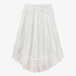 Phi Clothing-تنورة بيضاء أنيقة للبنات | Childrensalon Outlet