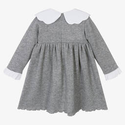 Phi Clothing-Серое трикотажное платье из вискозы | Childrensalon Outlet