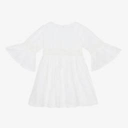 في كلودينغ-فستان قطن لون عاجي | Childrensalon Outlet