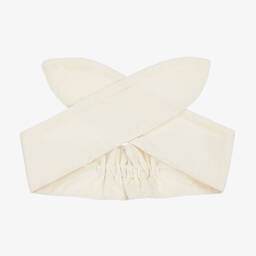 Phi Clothing-Girls Ivory Velvet Headband | Childrensalon Outlet