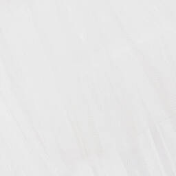 Phi Clothing-فستان مخمل وتول لون عاجي | Childrensalon Outlet