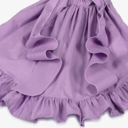 Phi Clothing-Girls Lavender Layered Cotton Frock | Childrensalon Outlet