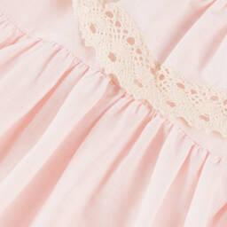 Phi Clothing-Girls Linen-Cotton Rose Dress | Childrensalon Outlet