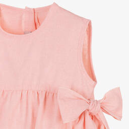 Phi Clothing-بلوز قطن لون زهري للبنات | Childrensalon Outlet