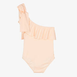 Phi Clothing-Розовый купальник с оборкой | Childrensalon Outlet