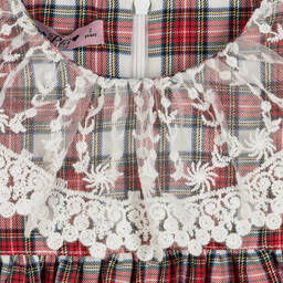 Phi Clothing-Girls Red Tartan Dress | Childrensalon Outlet