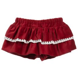 Phi Clothing-Girls Red Velvet Skort | Childrensalon Outlet