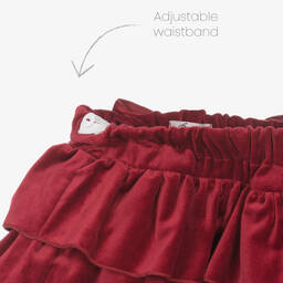 Phi Clothing-Girls Red Velvet Skort | Childrensalon Outlet