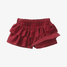 Phi Clothing-Girls Red Velvet Skort | Childrensalon Outlet