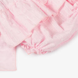 Phi Clothing-Girls Rosy Plumeti Ruffle Bloomers | Childrensalon Outlet