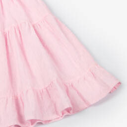 Phi Clothing-Girls Soft Pink Cotton Frock | Childrensalon Outlet