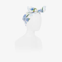 Phi Clothing-عصابة رأس مزينة بزهور الربيع للبنات | Childrensalon Outlet