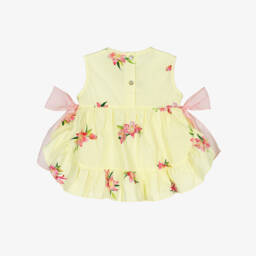 Phi Clothing-بلوزة قطنية مزهرة للبنات | Childrensalon Outlet