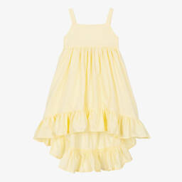 Phi Clothing-Солнечное хлопковое платье с ярусами для девочек | Childrensalon Outlet