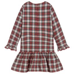 Phi Clothing-Girls Tartan Cotton Dress | Childrensalon Outlet