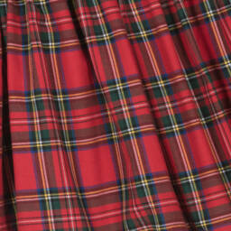 Phi Clothing-Girls Tartan Cotton Puffball Skirt | Childrensalon Outlet