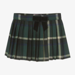 Phi Clothing-Girls Tartan Pleated Skirt | Childrensalon Outlet