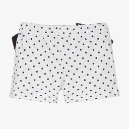 Phi Clothing-Белые шорты в синий горошек | Childrensalon Outlet