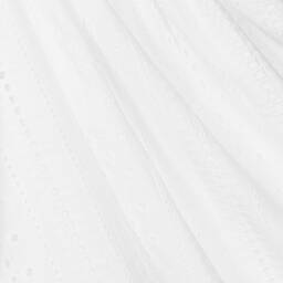 Phi Clothing-Girls White Cotton Broderie Anglaise Dress | Childrensalon Outlet